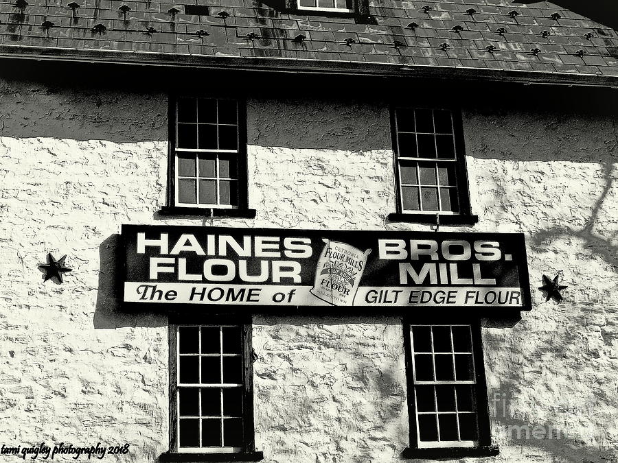 A Sign Of Nostalgia At Haines Mill Photograph