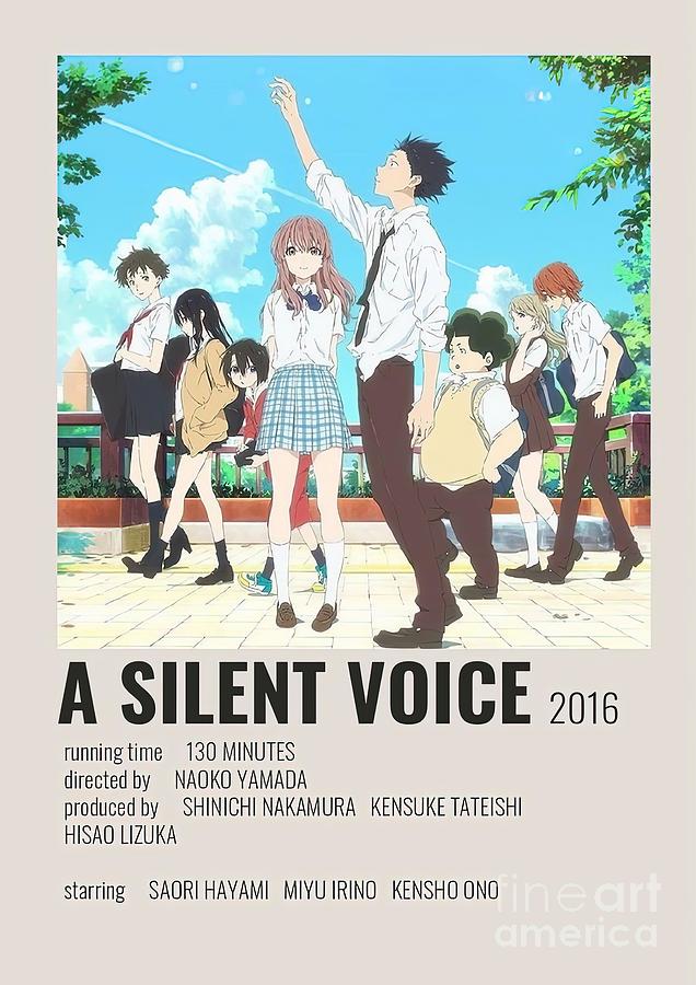 A Silent Voice minimalist poster Painting by Patel Clark | Fine Art America