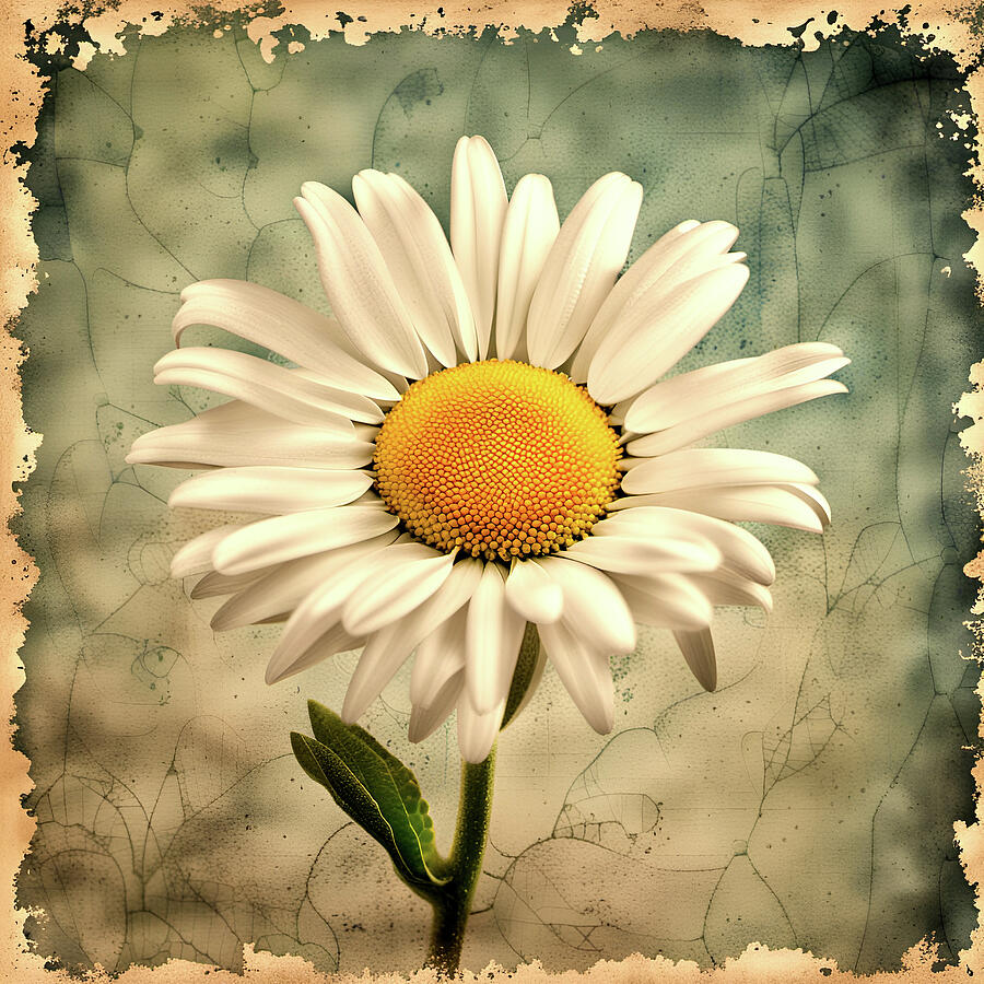 A simple daisy Sepia style Digital Art by Freddy B A simple daisy Sepia style Digital Art by Freddy B