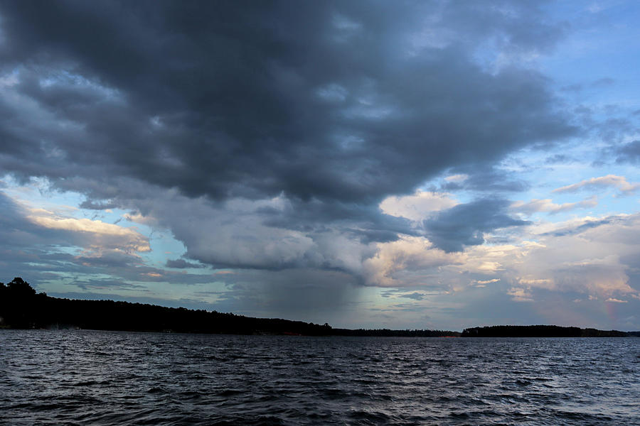 A Simple Lake Storm Photograph by Ed Williams