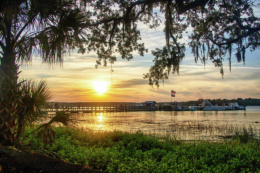 A Skull Creek Sunset Photograph by Susan Proto | Fine Art America