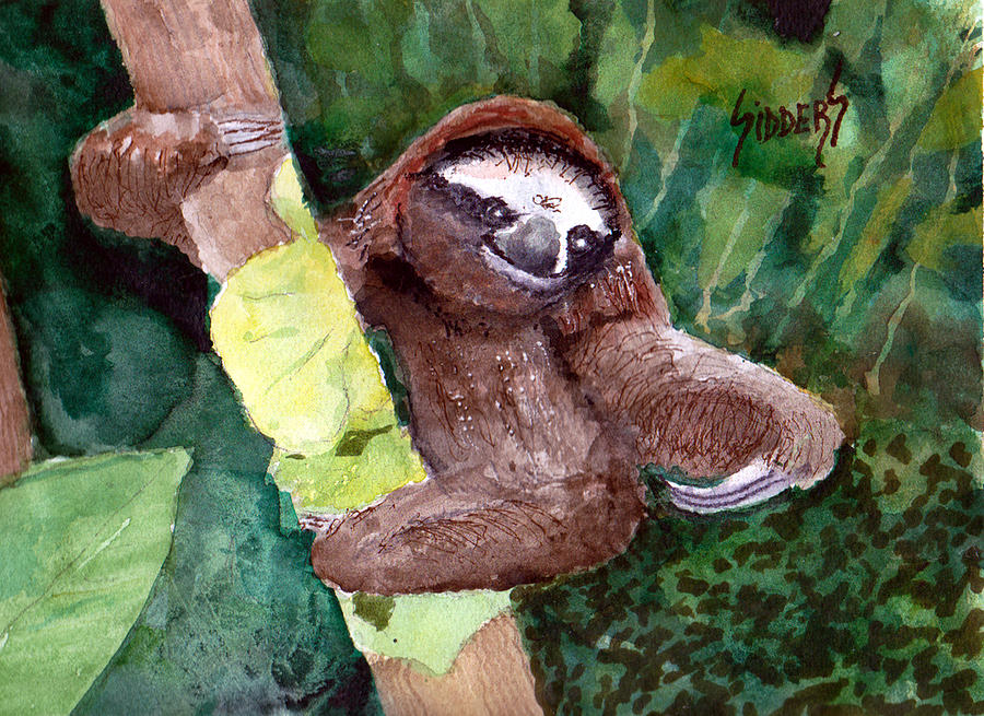 A Slothful Fellow Painting by Sam Sidders