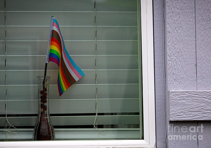 A small flag does not mean small Pride Photograph by LL Chapman
