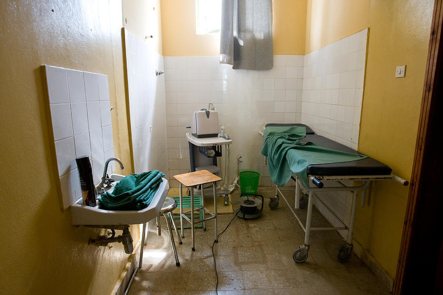 A small medical examination room Photograph by Arnitorfason