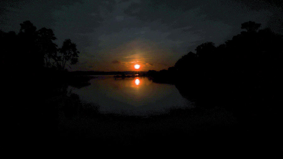 A Small Sun Lake Sunrise Photograph by Ed Williams