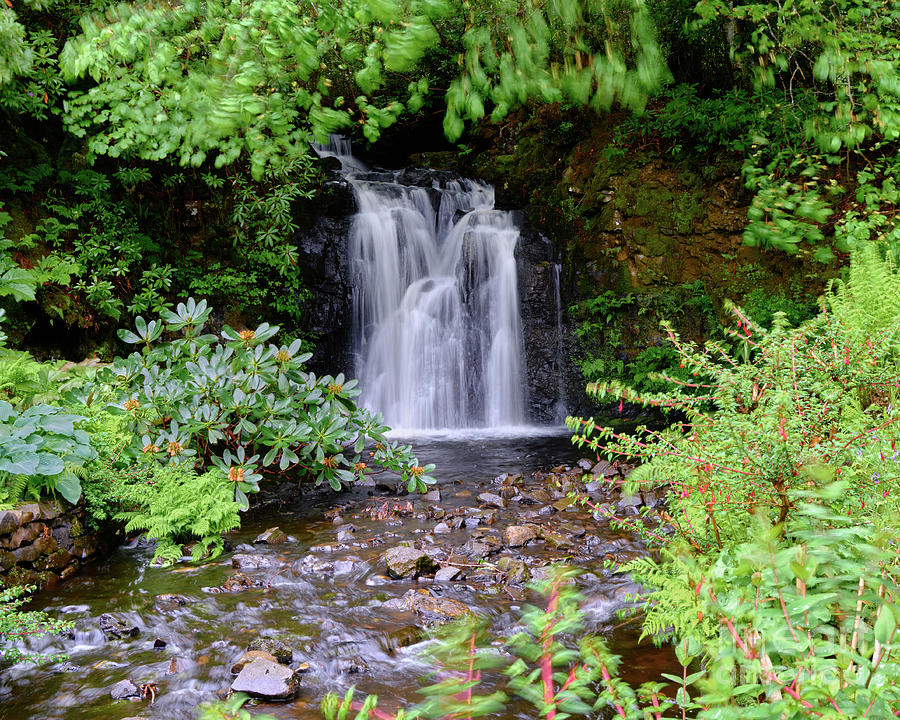 A Small Waterfall At Dunvegan Photograph by Neil Maclachlan