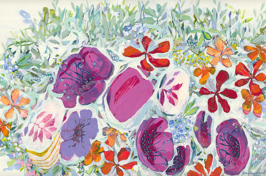 A Smattering of Spring Painting by Claire Desjardins