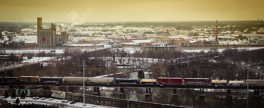 A snowy day in Richmond Virginia Photograph by DFranc Photography