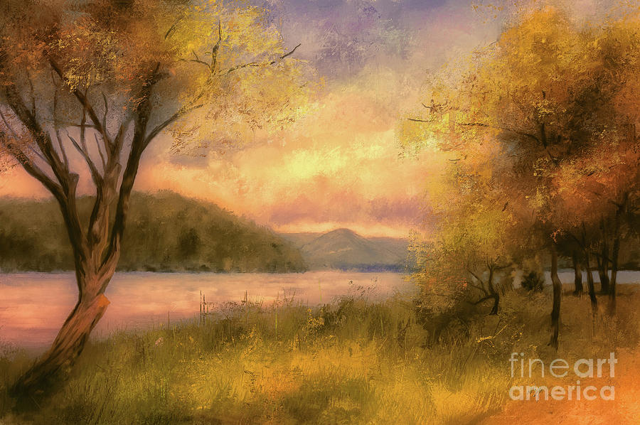 A Soft Autumn Afternoon Digital Art by Lois Bryan