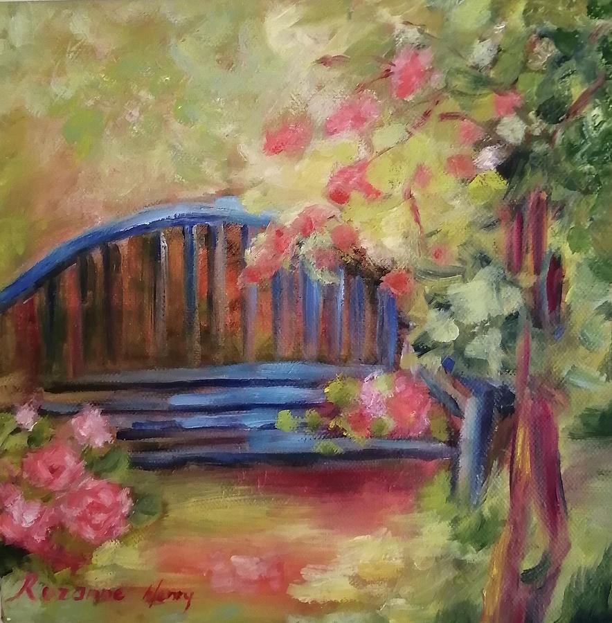 Rose Painting - A space to ponder by Rozanne Henry