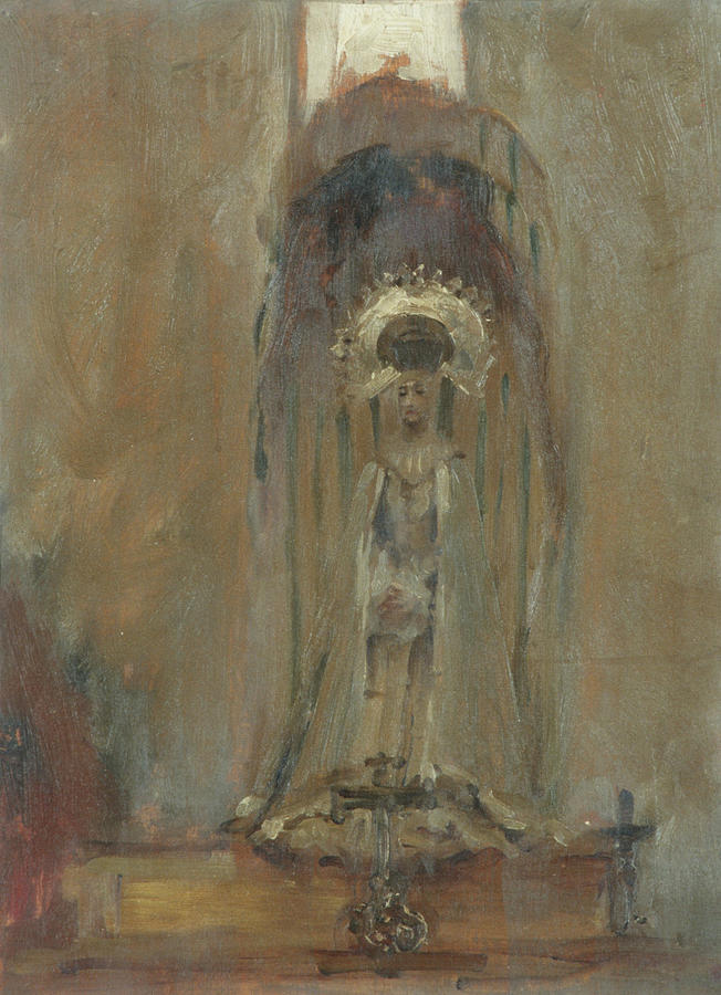 A Spanish Madonna, between 1879-1880 Painting by John Singer Sargent
