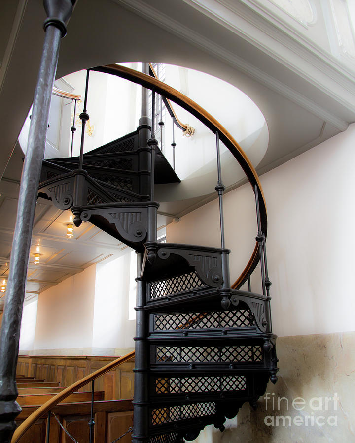 A spiral staircase Photograph by Agnes Caruso