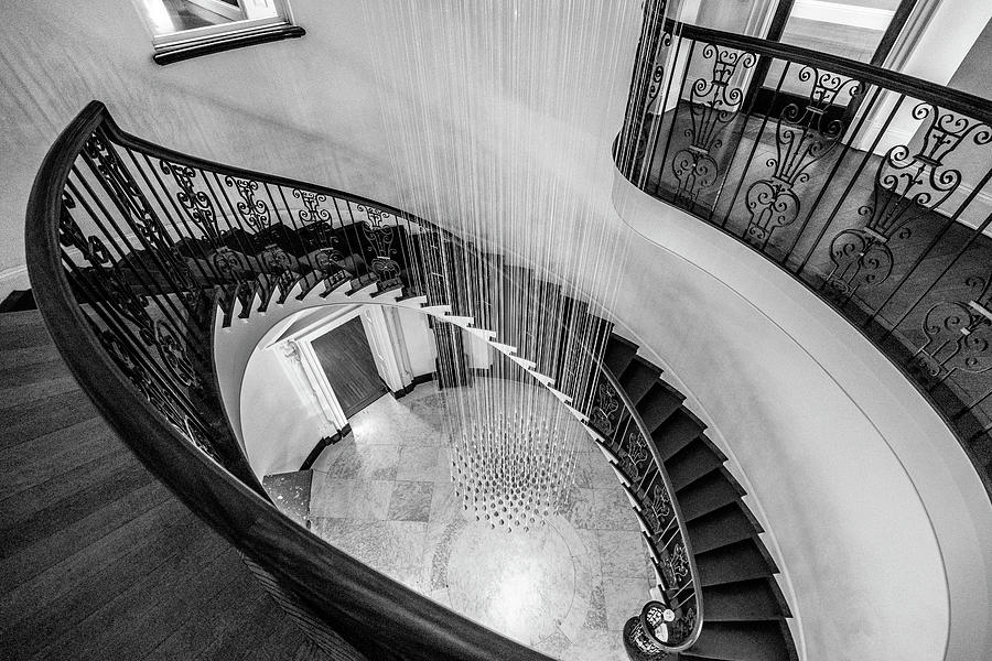 A Spiral Staircase at The Cheekwood Estate and Gardens Nashville Tennessee Photograph by Dave Morgan