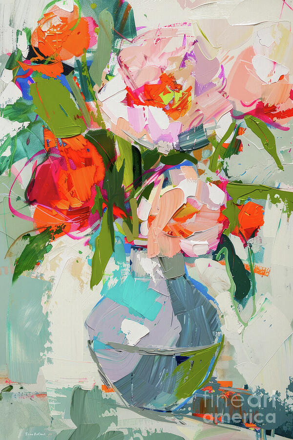 A Splash Of Spring Painting by Tina LeCour A Splash Of Spring Painting by Tina LeCour