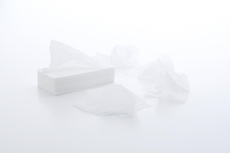 A stack of tissue paper and some crumpled tissues Photograph by Opus