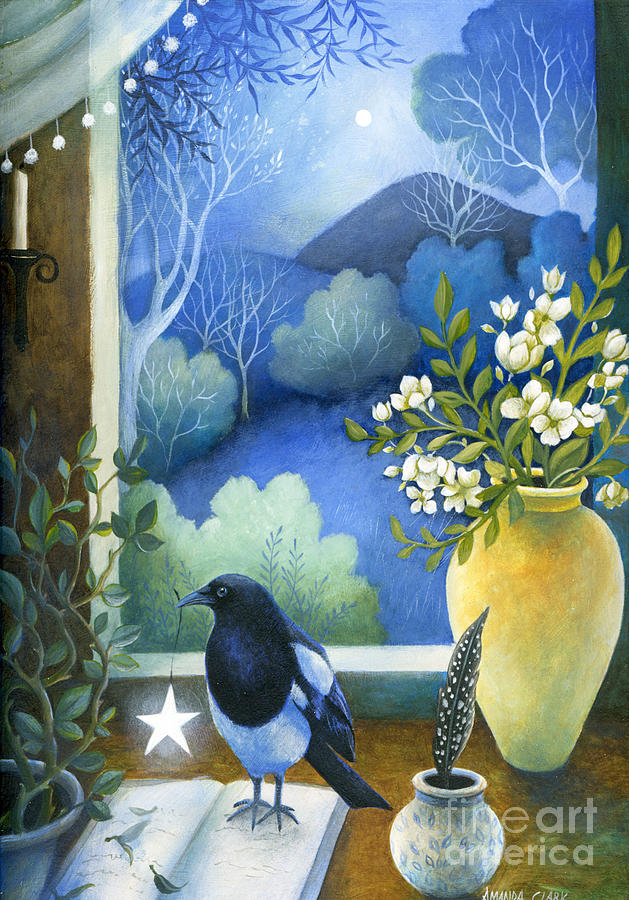 A Star to Light Your Way Painting by Amanda Clark