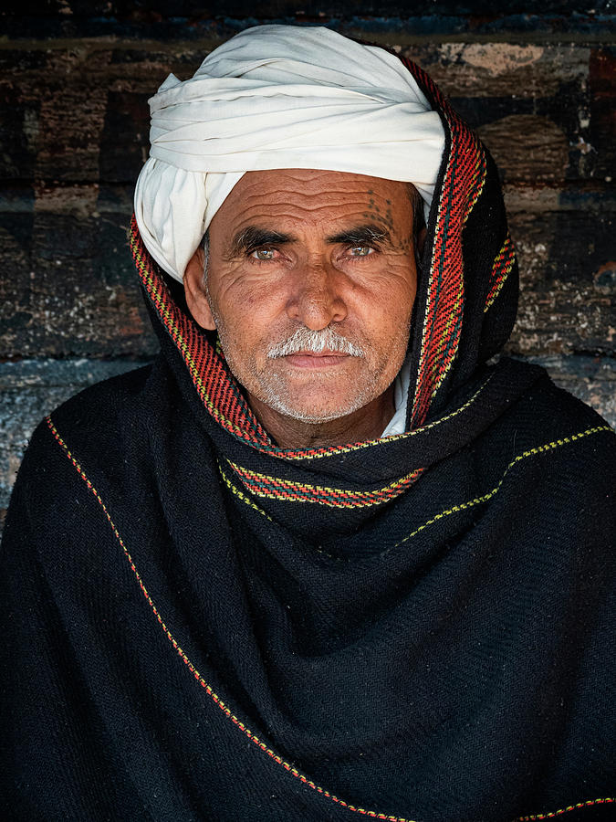A stately tribal Gujarati man Photograph by Usha Peddamatham