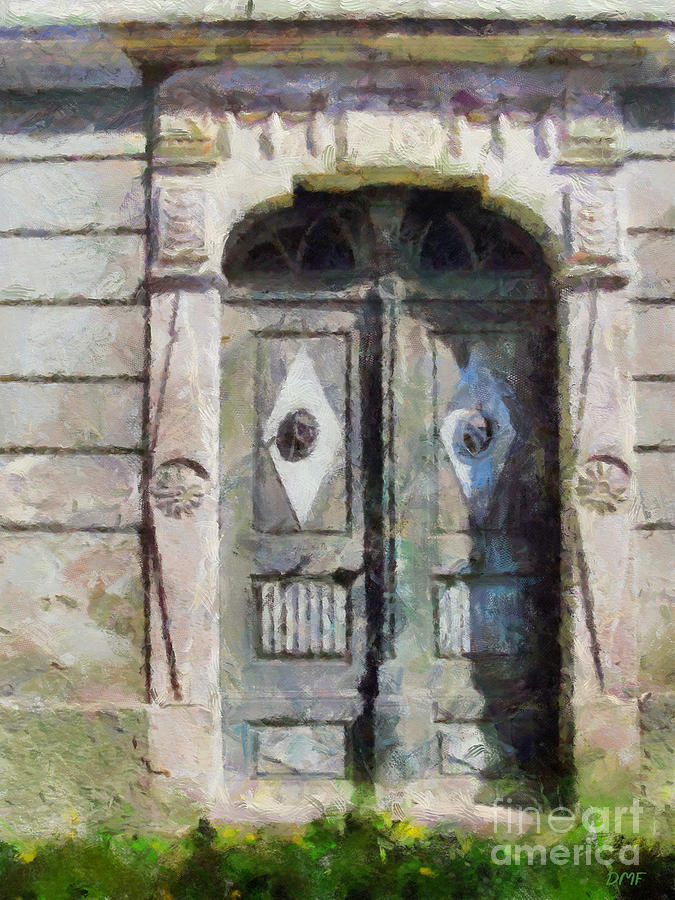 A Stone Portal Painting by Dragica Micki Fortuna