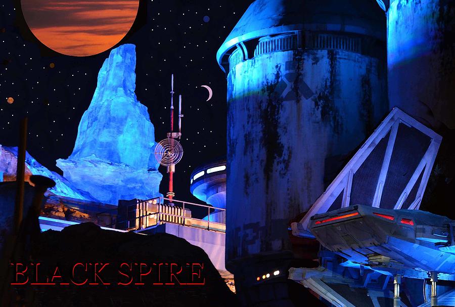 A stopover at Black Spire Digital Art by David Lee Thompson