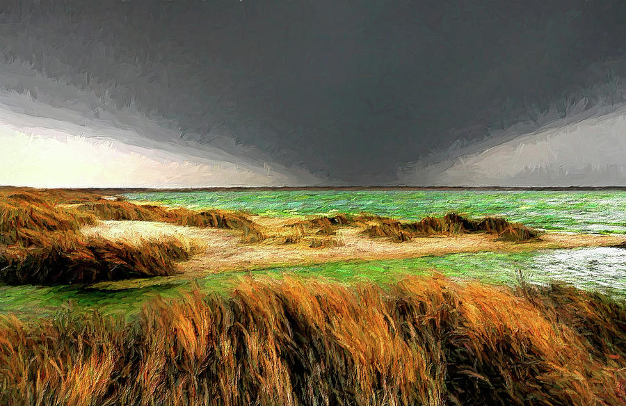 A Storm Approaching the Outer Banks ap Photograph by Dan Carmichael