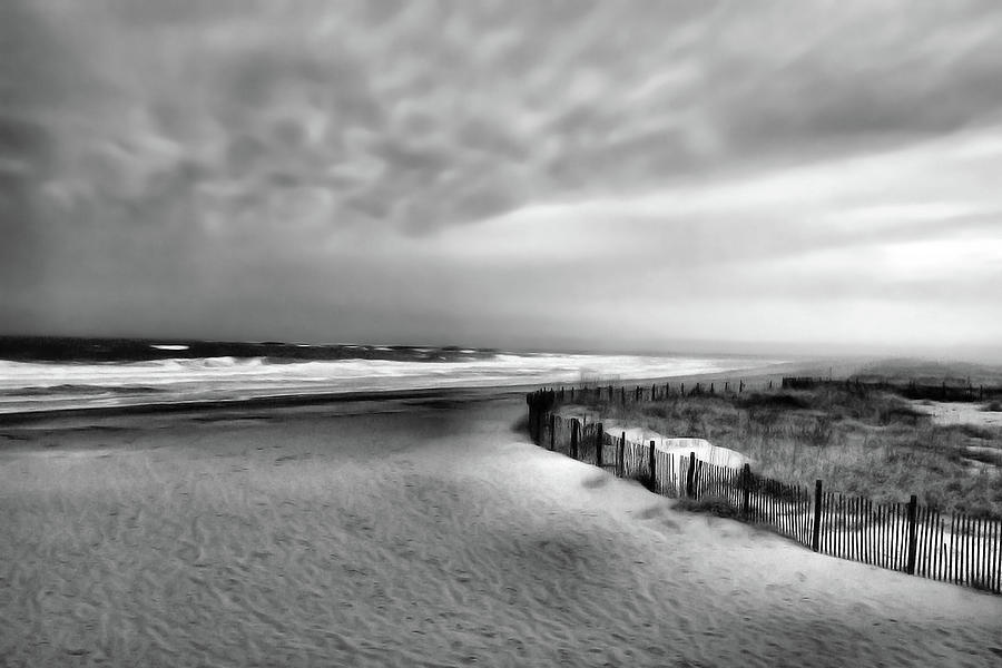 A Stormy Beach Photograph by Nadine Lewis - Fine Art America