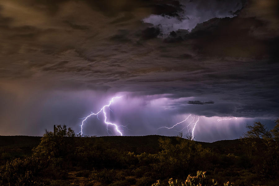 A Stormy Desert Spring  Photograph by Saija Lehtonen
