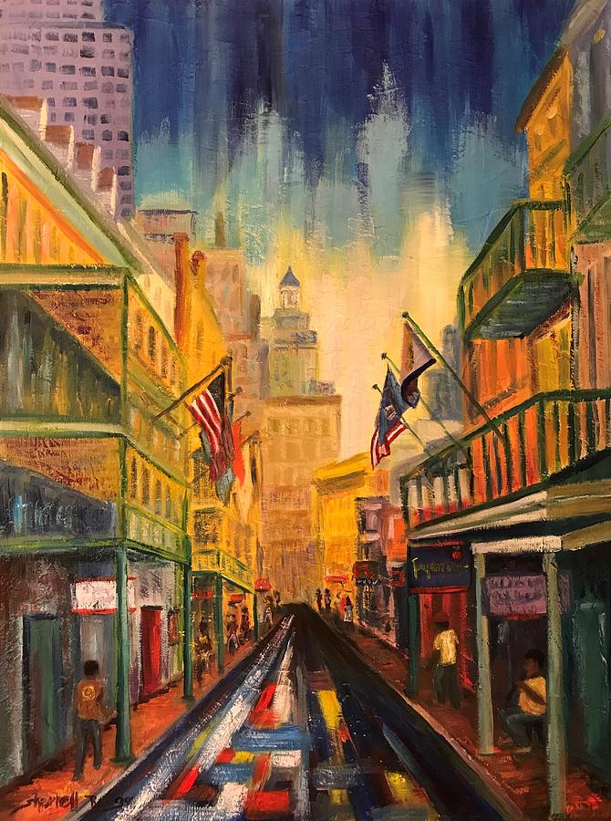 A Street in New Orleans Painting by Sherrell Rodgers