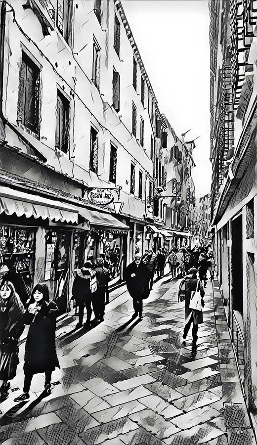 A Street In Venice. 2 Photograph