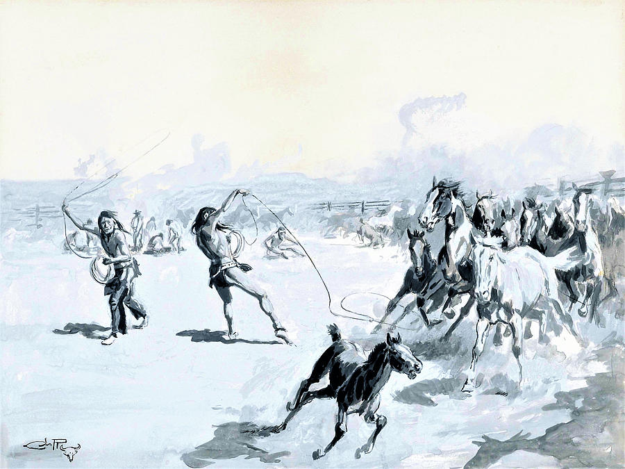 A Strenuous Matinee Digital Remastered Edition Painting by Charles