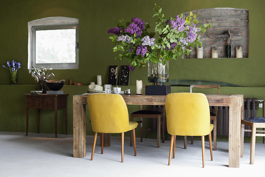 A stylish dining room Photograph by Halfdark