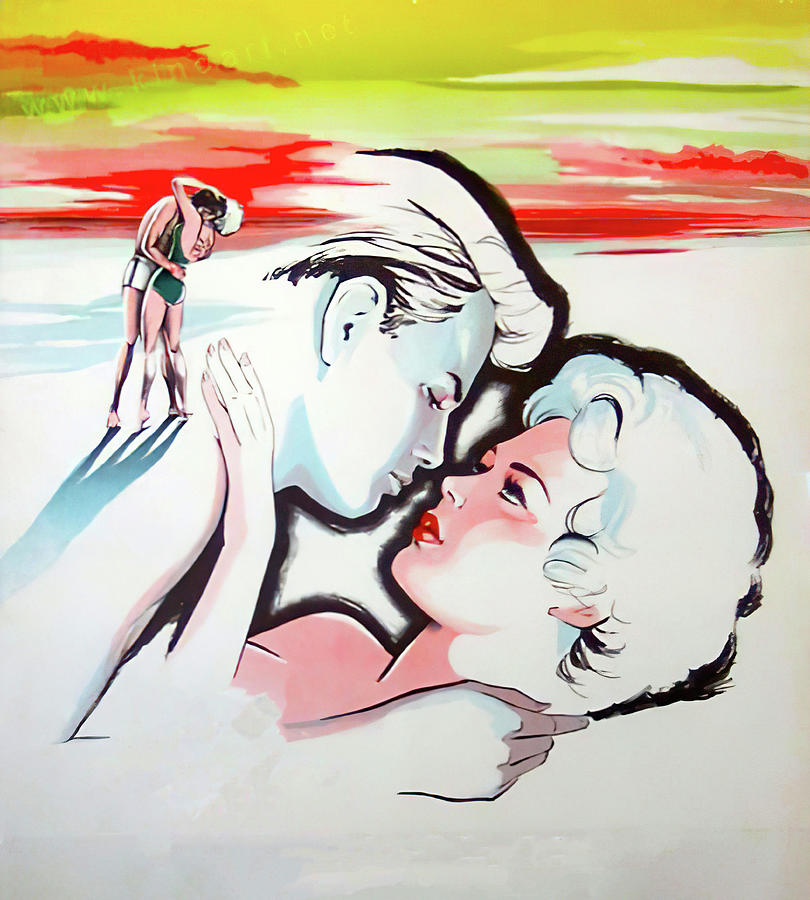 Summer Painting - A Summer Place, 1959, movie poster painting by Movie World Posters