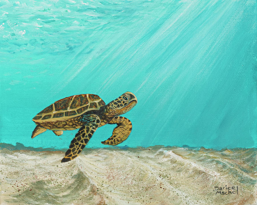 A Summer Swim Painting by Darice Machel McGuire