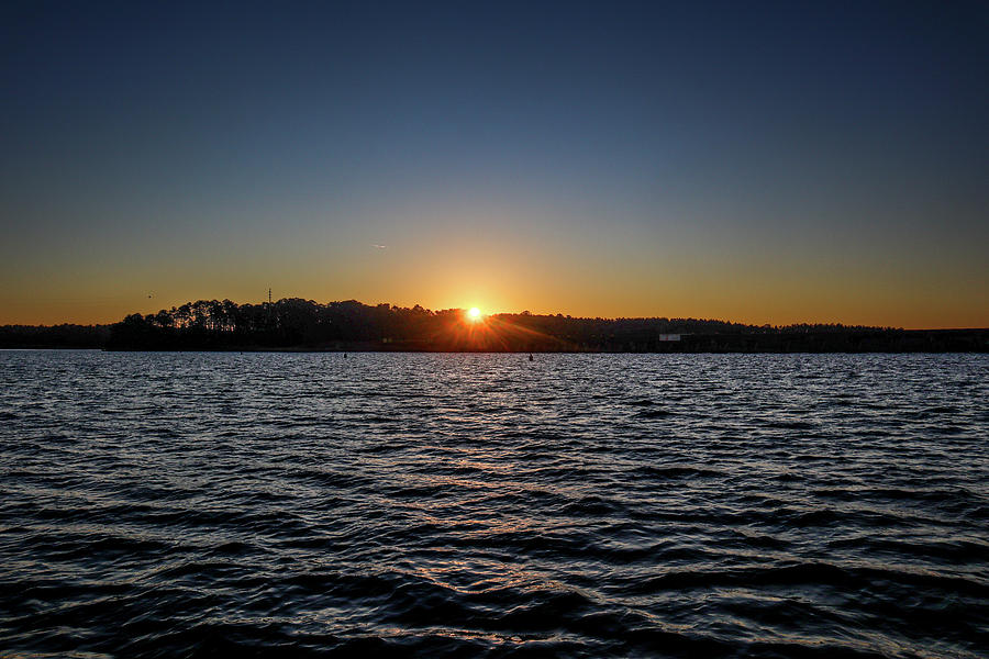 A Sun Fired Sunrise Photograph by Ed Williams