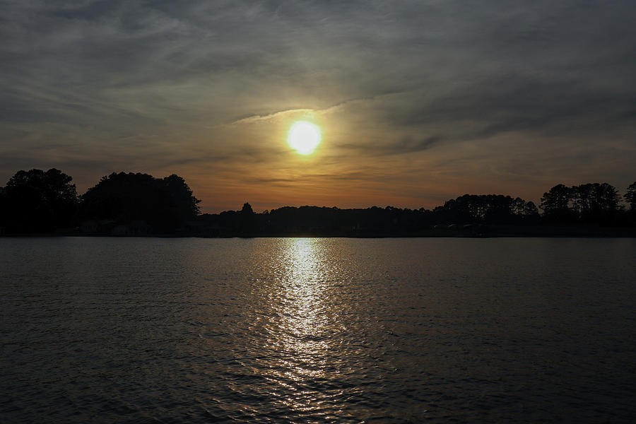 A Sun Snake Lake Sunset Photograph by Ed Williams