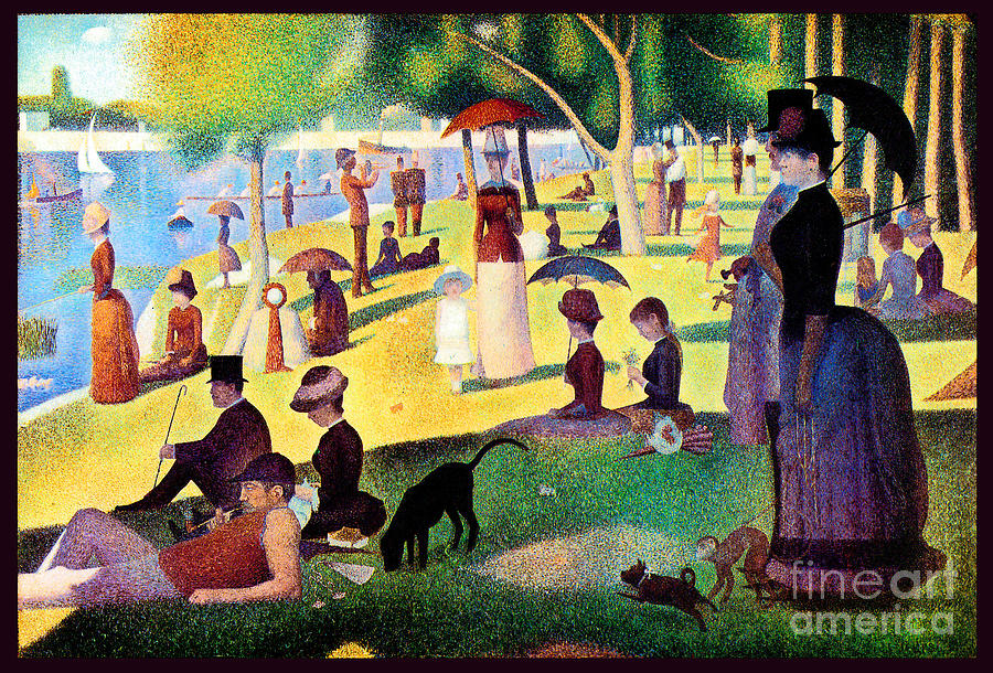A Sunday Afternoon On The Island Of La Grande Jatte 1884 Painting