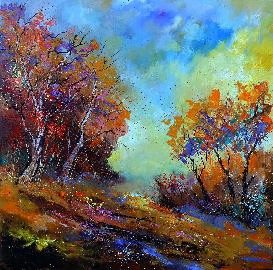 A sunny autumnal afternoon Painting by Pol Ledent