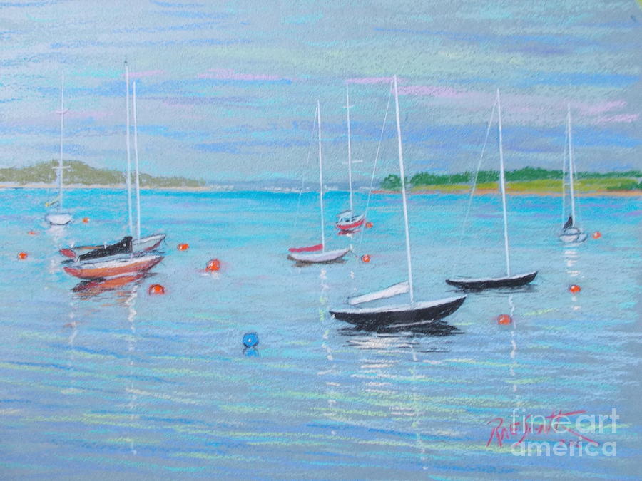 A sunny Evening at CYC Pastel by Rae  Smith PAC