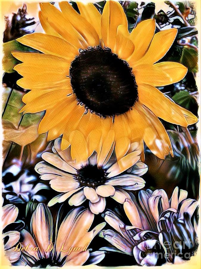 A Sunny Sunflower Mixed Media