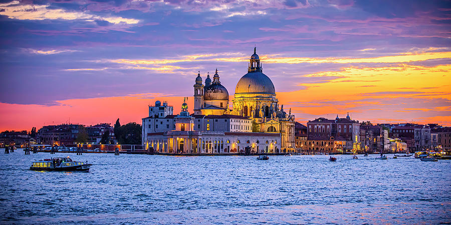 Venice Photograph - A Sunset in Venice by Marla Brown