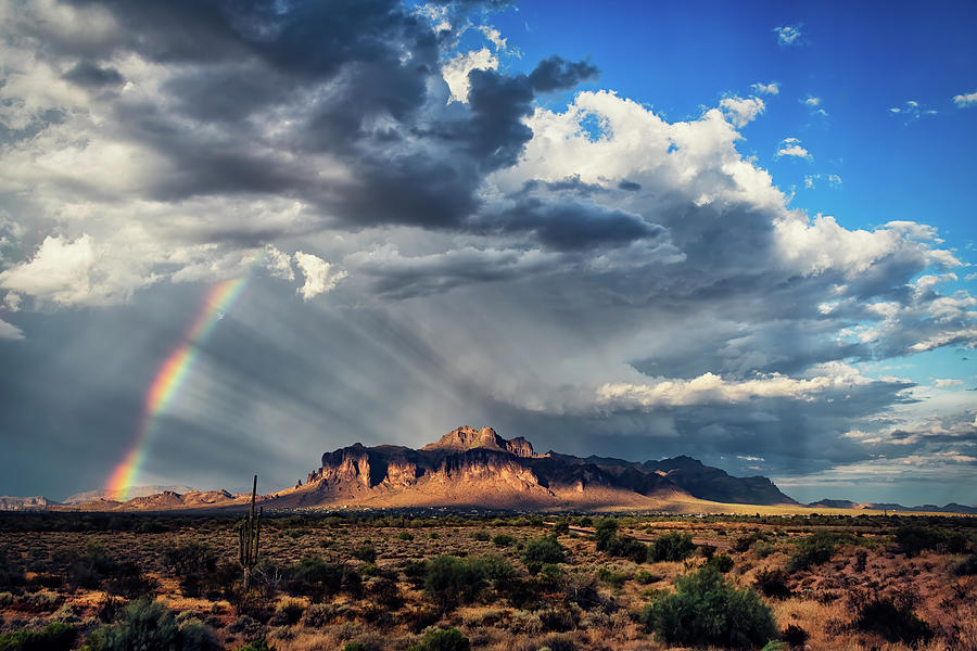 A Superstition Rainbow Photograph by Saija Lehtonen