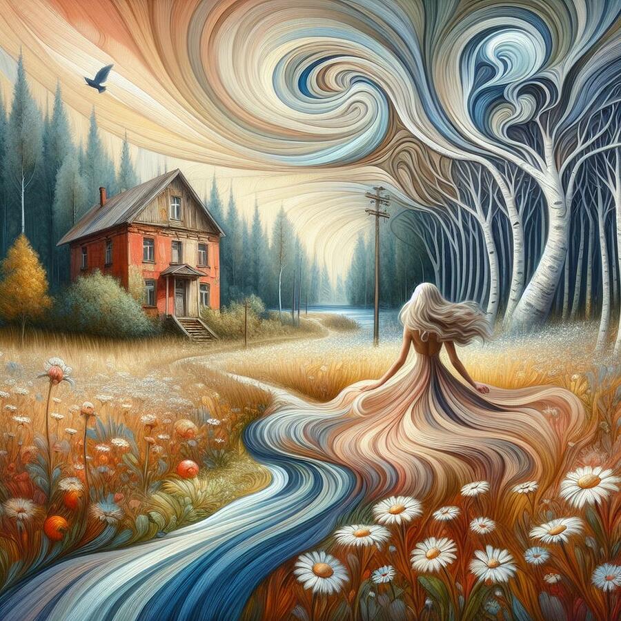 A Surreal Portrait of Nature and Imagination Digital Art by Artfinity X A Surreal Portrait of Nature and Imagination Digital Art by Artfinity X