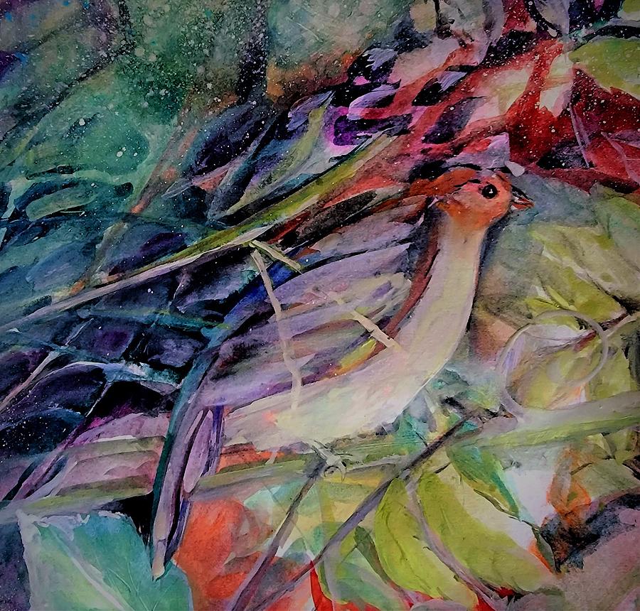 A Swarm Of Aves Painting by Lisa Kaiser