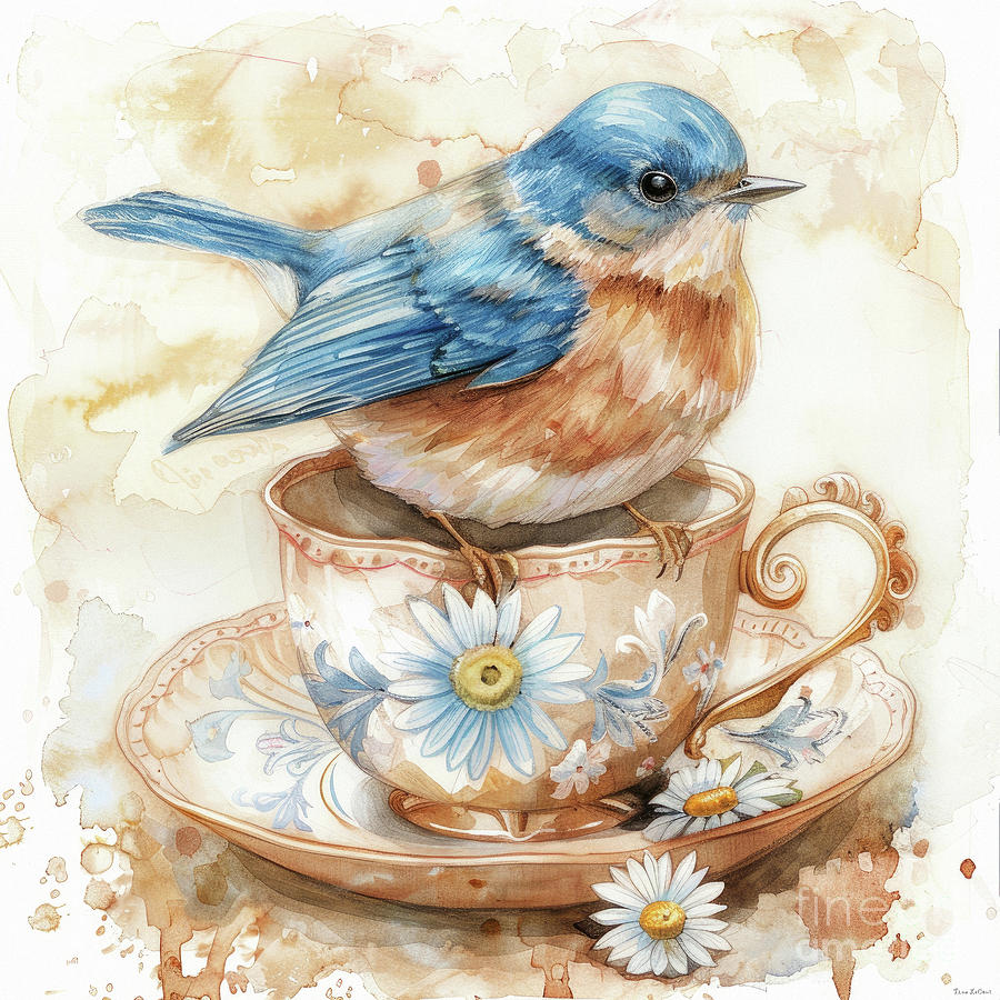 A Sweet Cup Of Tea Painting