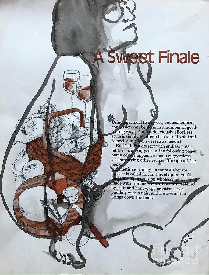 A Sweet Finale Drawing by M Bellavia