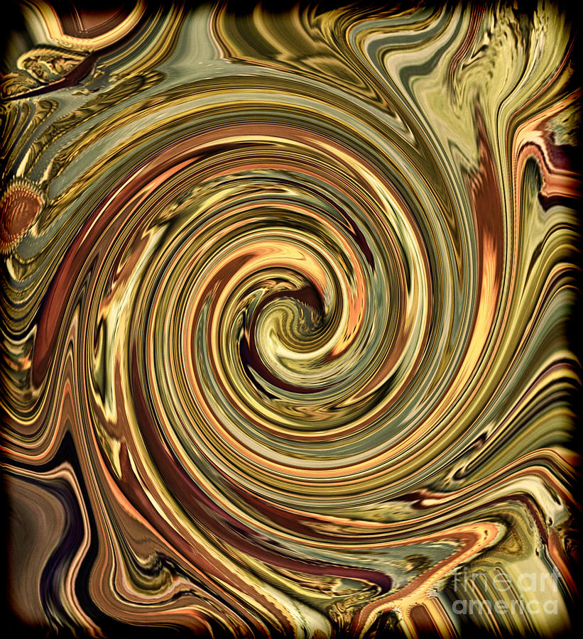 A Swirl of Colors II Digital Art by Jim Fitzpatrick