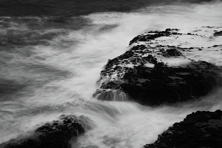 A Swirl Of Flowing Water in black and white Photograph by Celia Furt ...