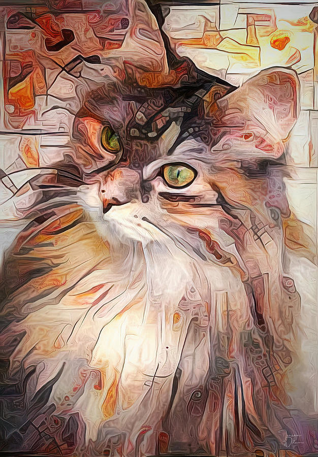 A Tabby To Remember Digital Art