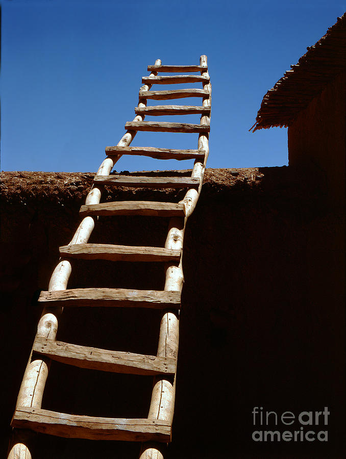 A Tall Ladder into the Sky, Kalaat M'Gouna, Tinghir Province by Wernher  Krutein