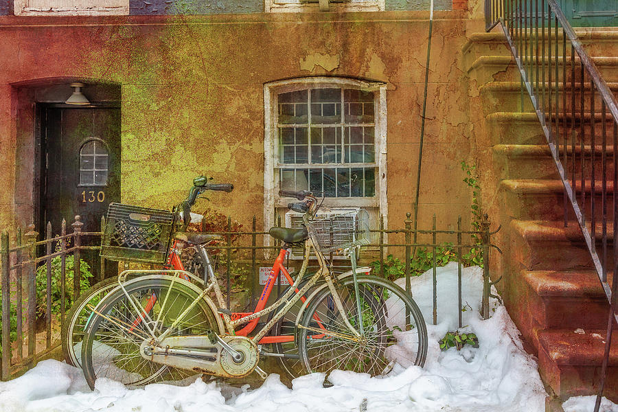 A Tangle of Bicycles Photograph by Cate Franklyn