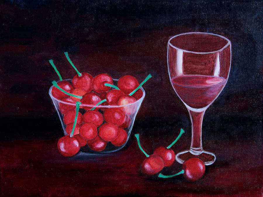 Still Painting - A taste for red by Iuliana O